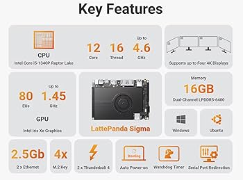 Amazon.com: LattePanda Sigma - The Small Hackable x86 Windows